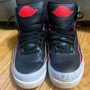 Nike Air Jordan 2 Black-Infrared Shoes l Men Size 9US